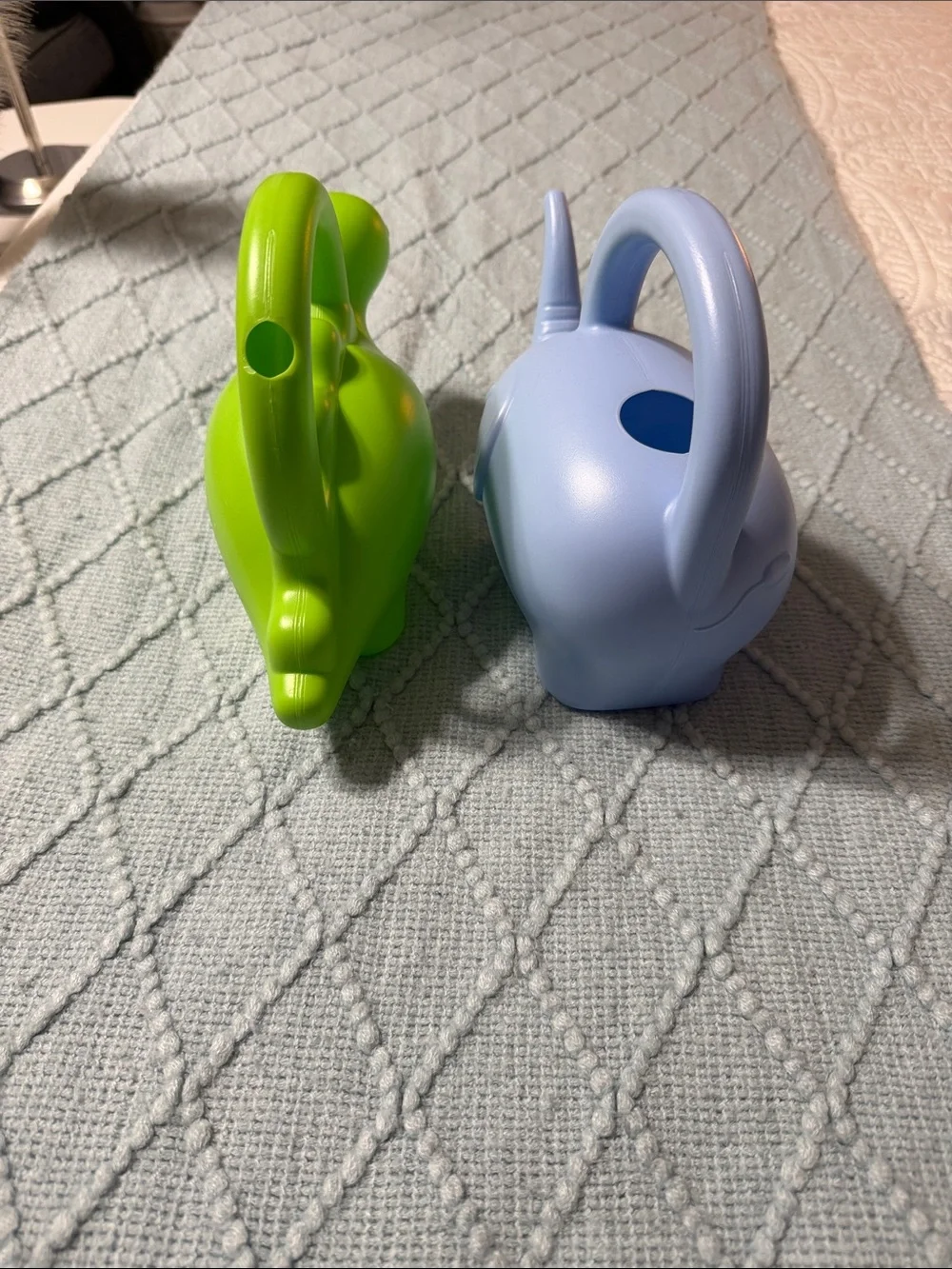 Green Dinosaur & Blue Elephant Kids Watering Toys